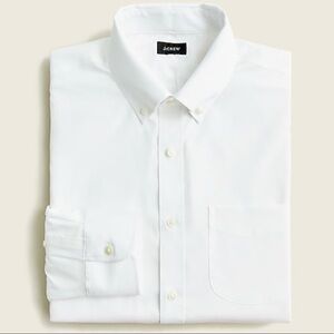 J crew slim Bowery wrinkle free cotton shirt button down collar